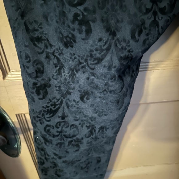 Chaps Soft Black Texture Pattern Jeans Size 16 - Picture 13 of 14